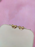 Anti Tarnish small bow earring