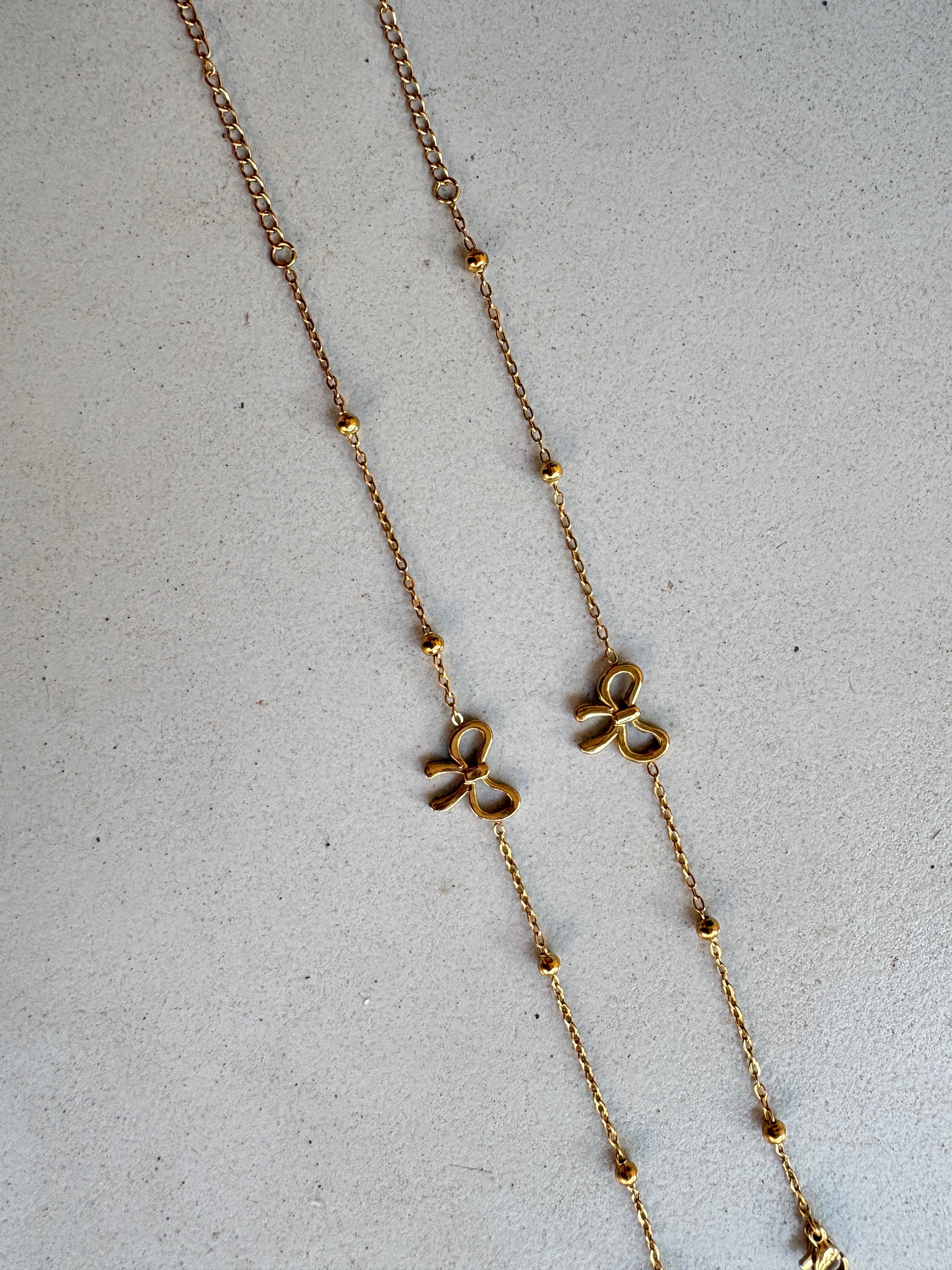 Anti Tarnish Bow bracelet