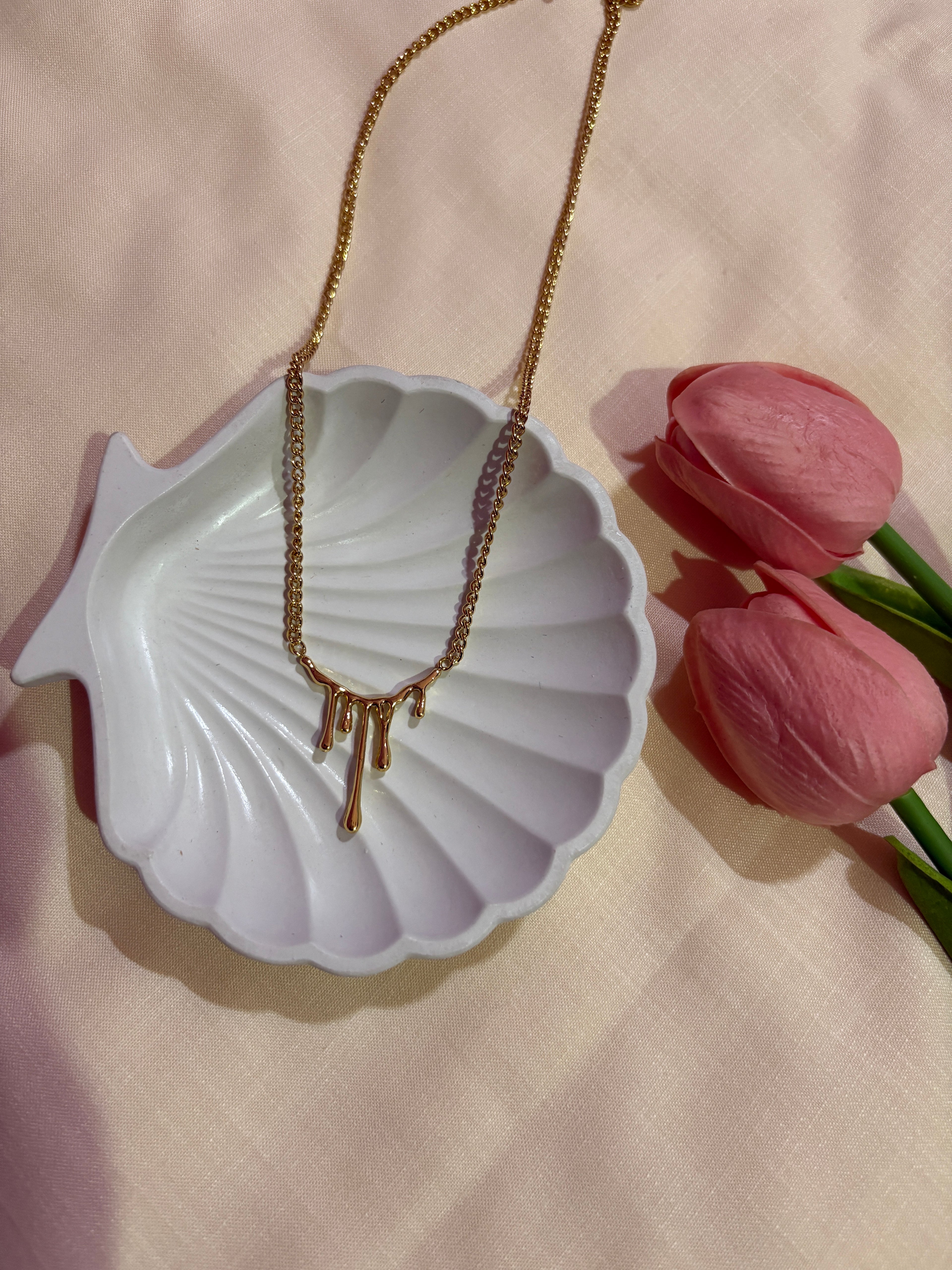 Beautiful Anti Tarnish drop necklace