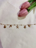 Anti Tarnish Shell beach anklet