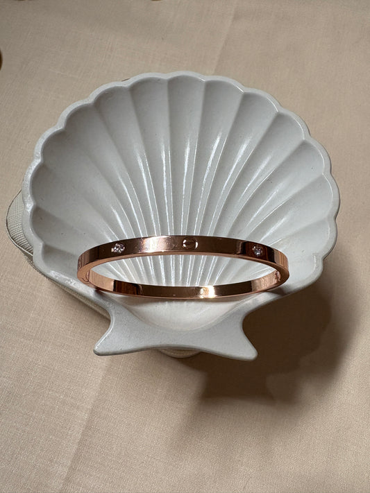 Anti Tarnish Cartier Bracelet for thin wrist (Rose Gold)