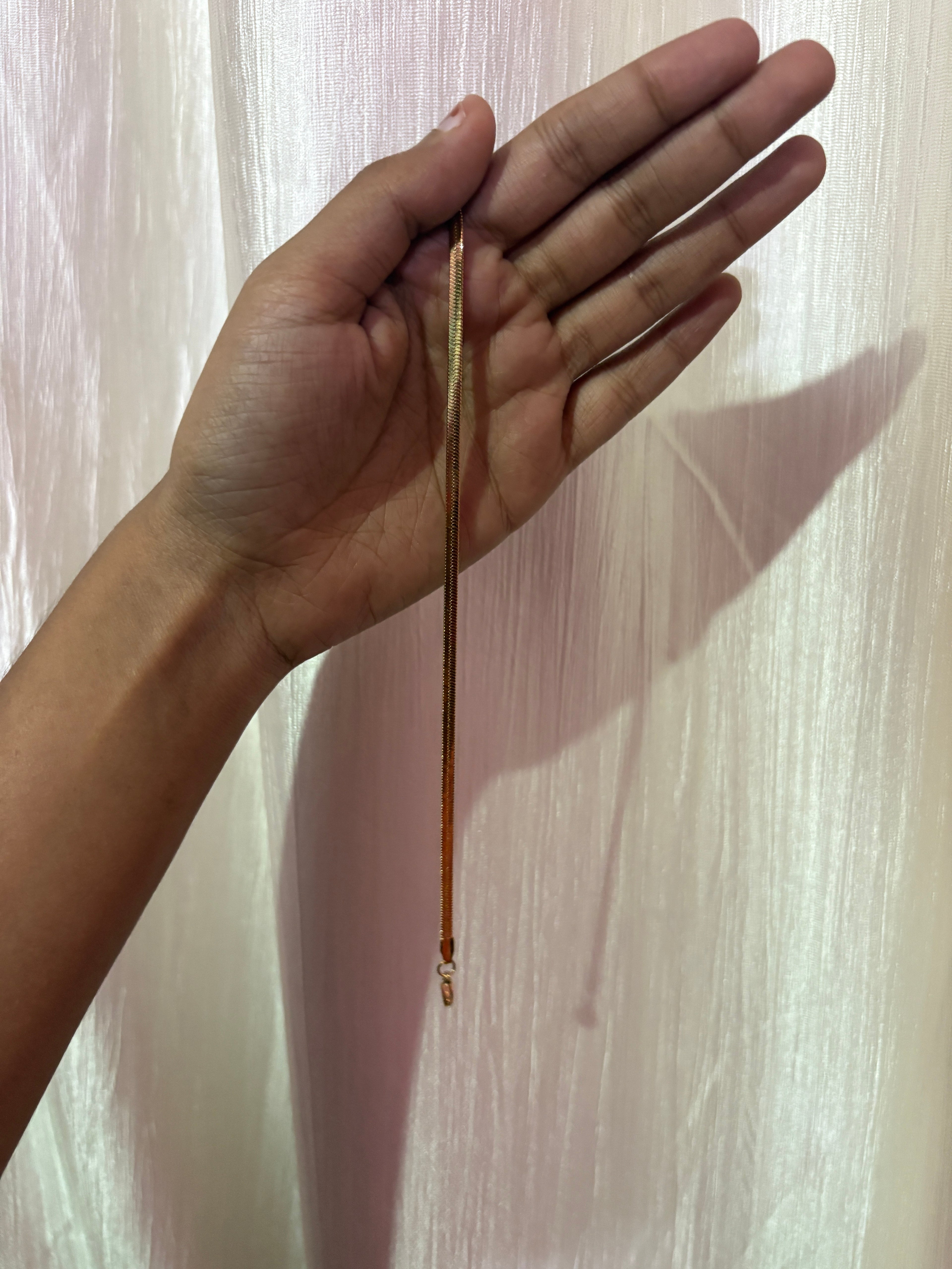 Anti Tarnish Gold Snake chain anklet