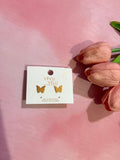 Anti tarnish Butterfly stud