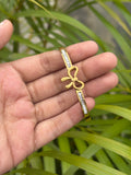 Anti tarnish openable Bow bracelet