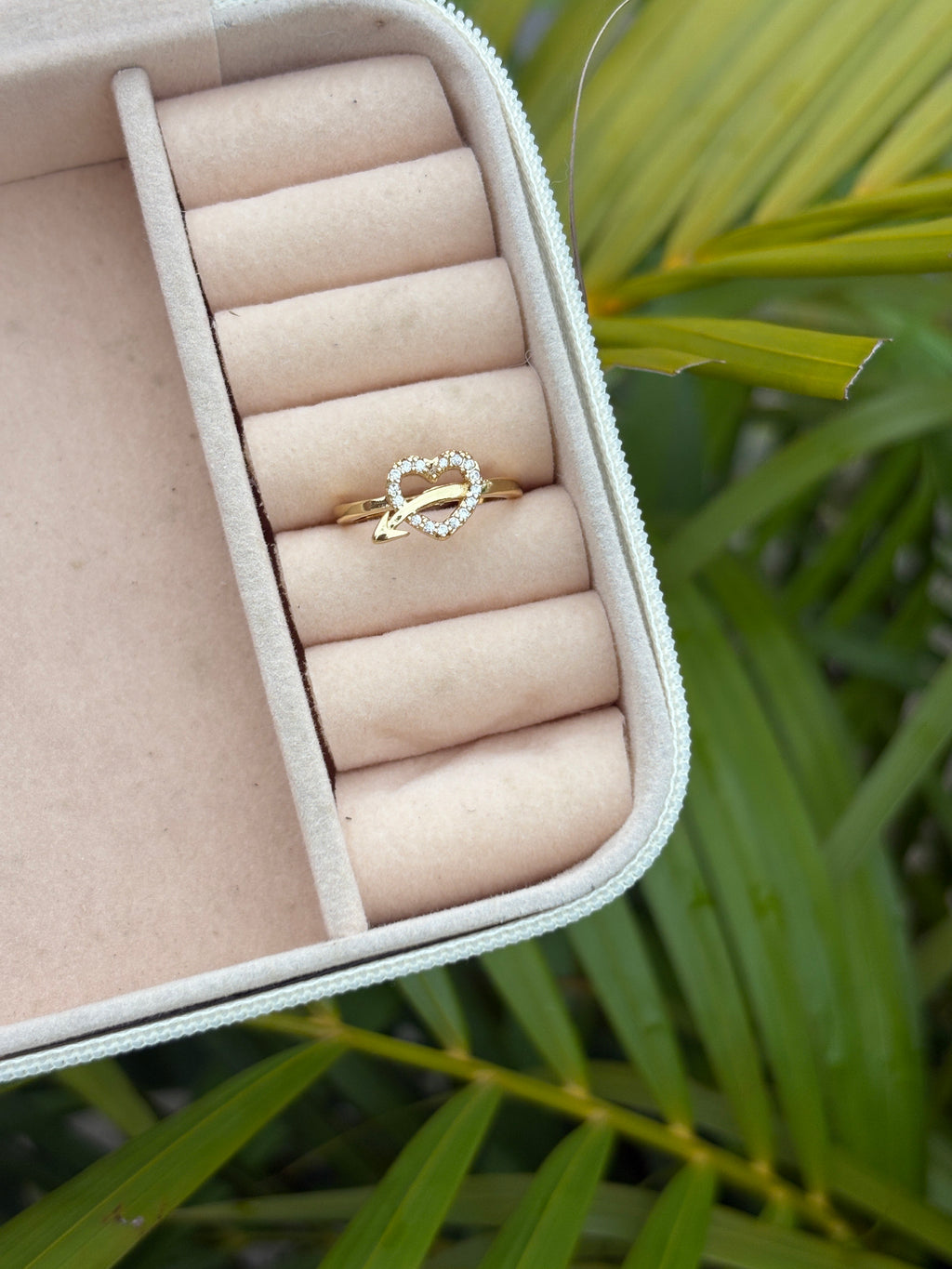 Anti tarnish Heart Ring