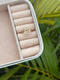 Anti tarnish Heart Ring