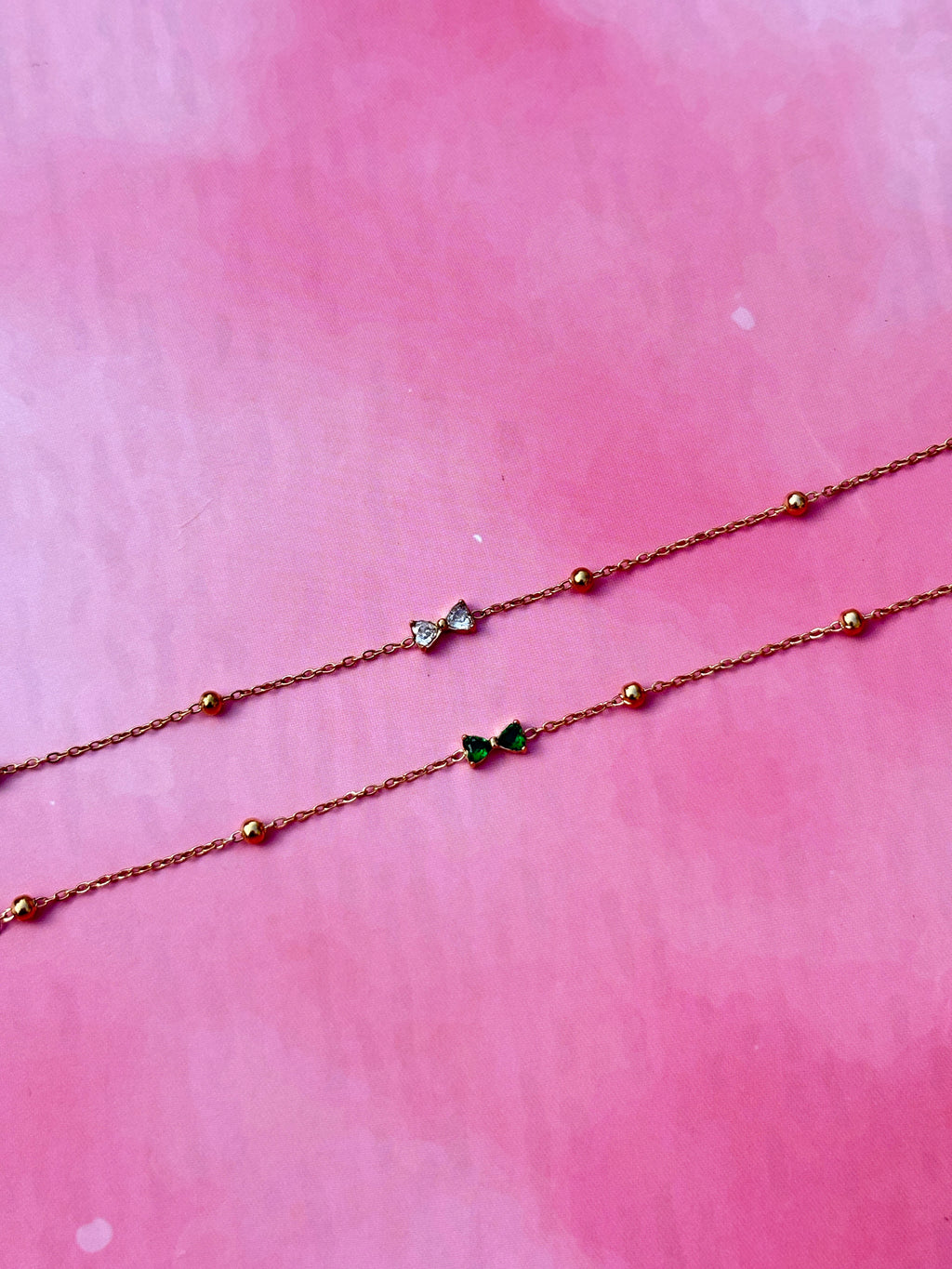 Anti Tarnish Bow chain Bracelet