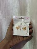 Anti tarnish Bow earrings