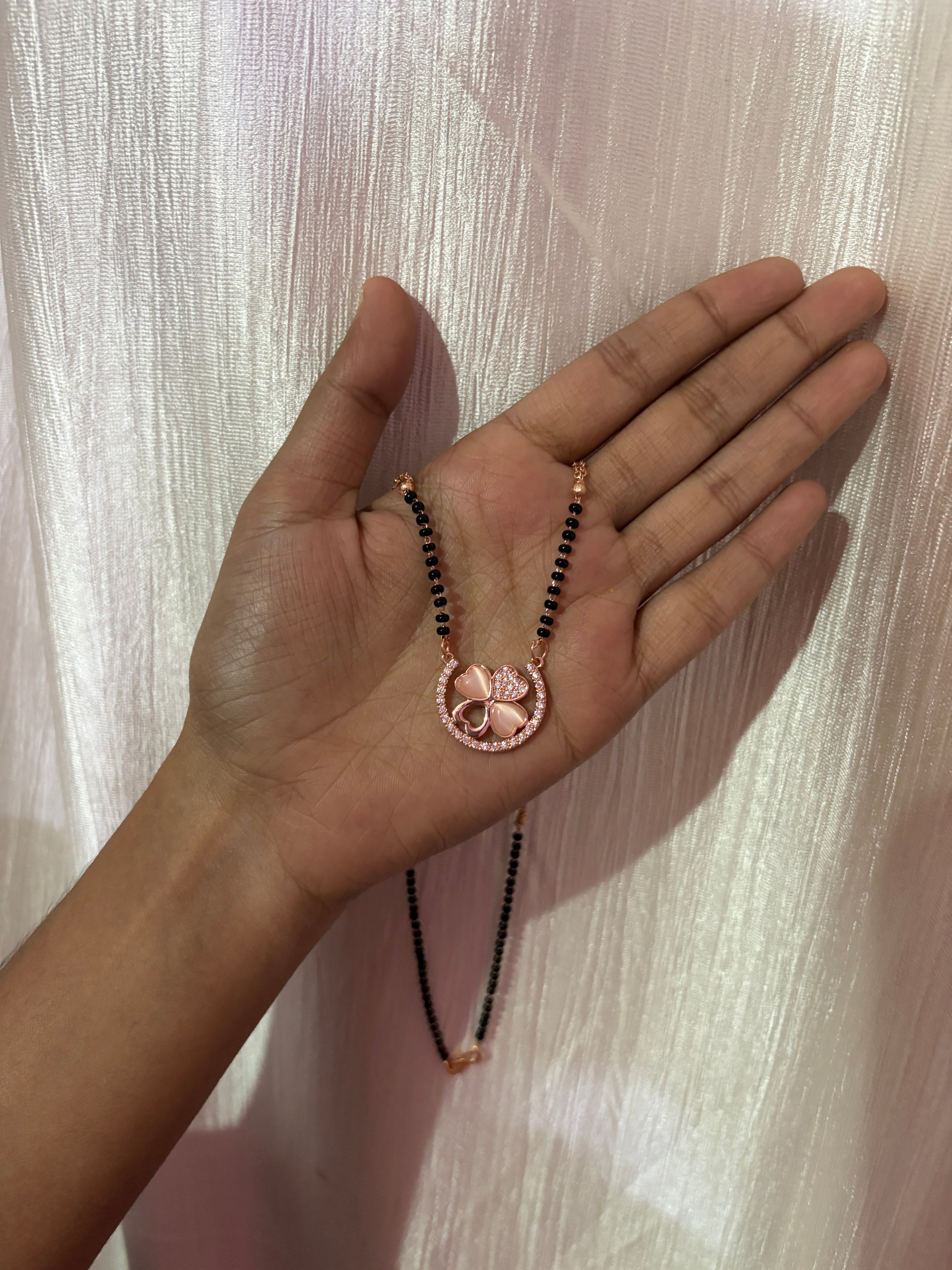 Anti Tarnish Flower Mangalsutra