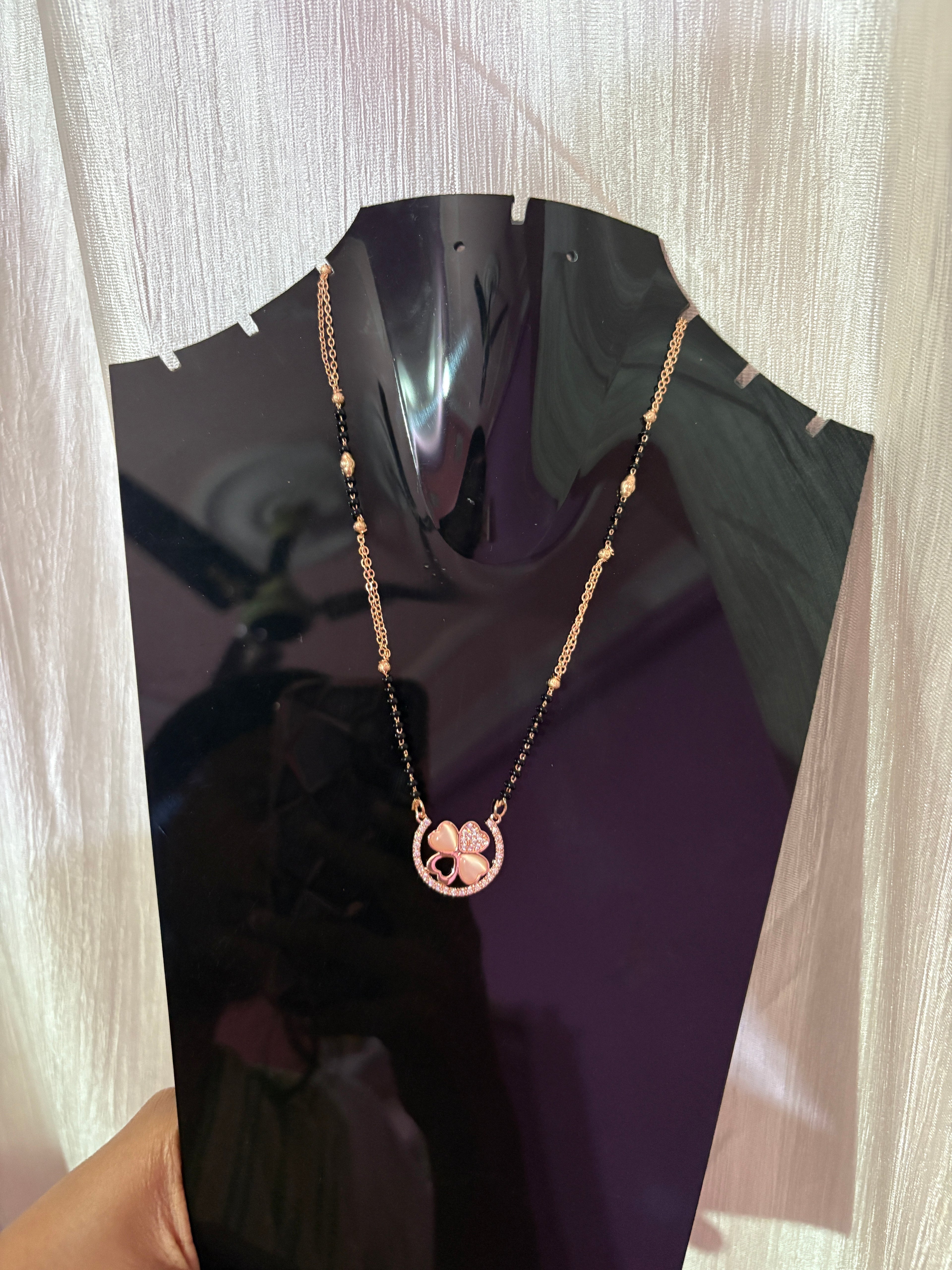 Anti Tarnish Flower Mangalsutra