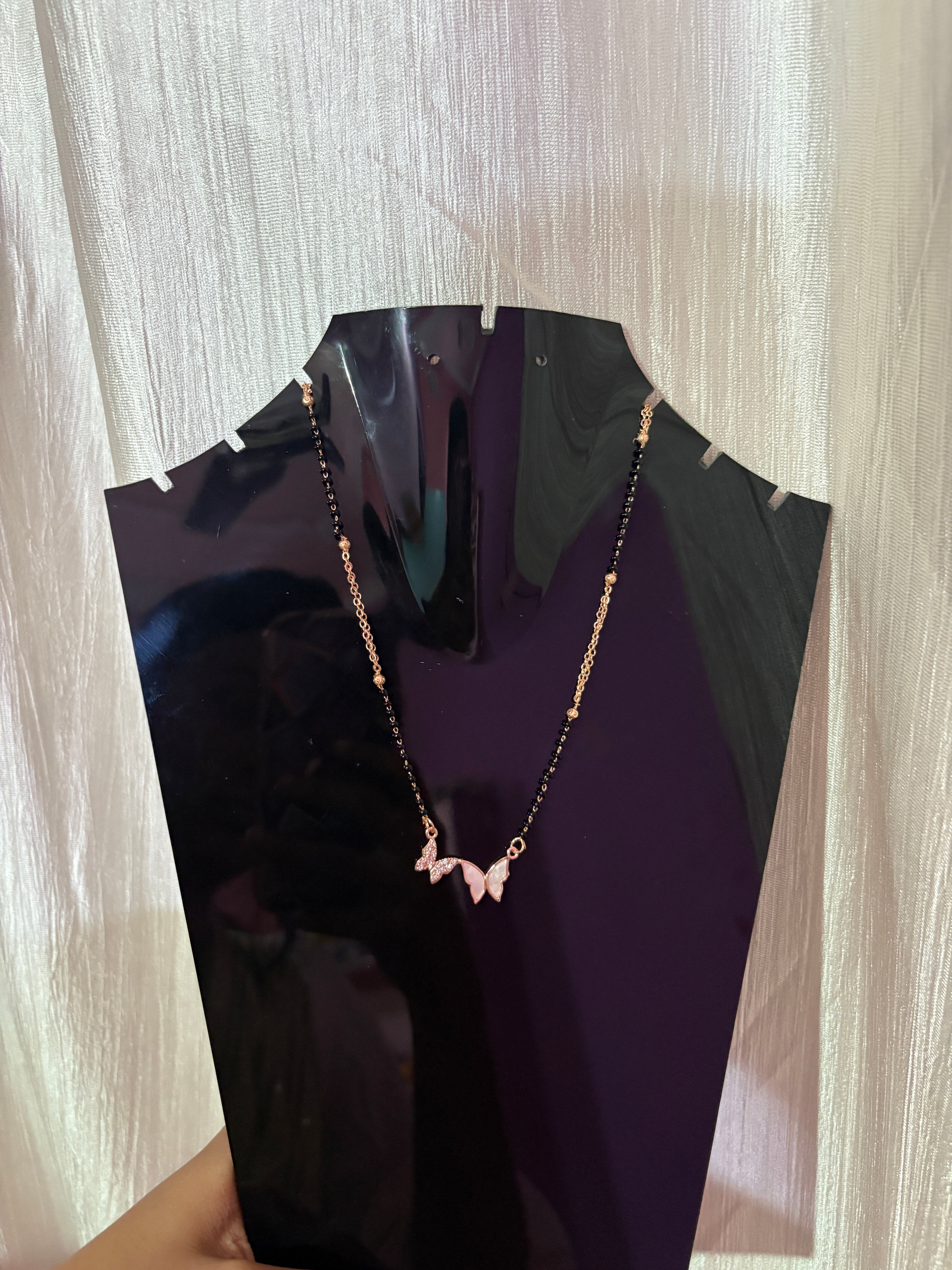 Anti Tarnish Double Butterfly Mangalsutra