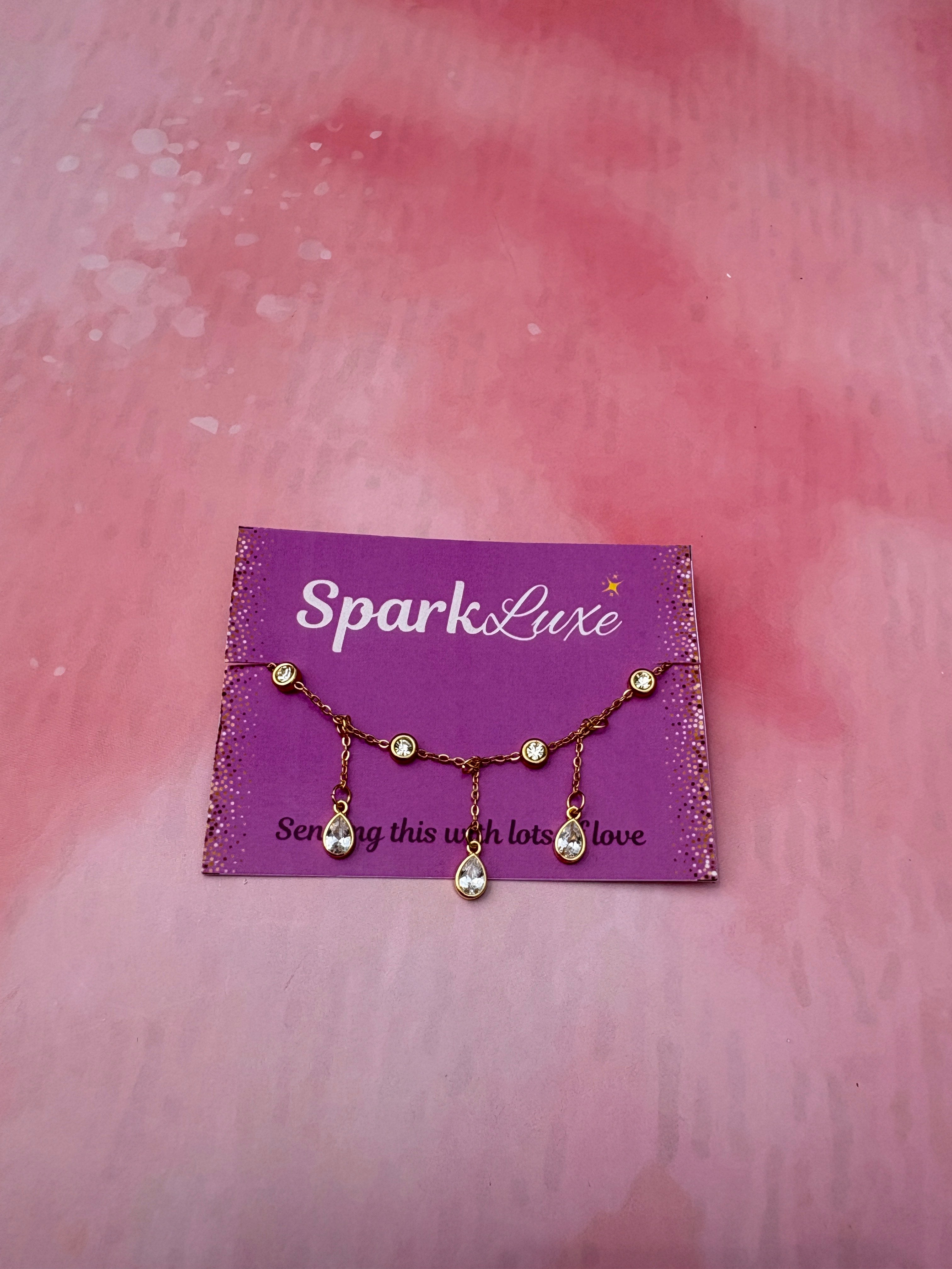 Anti Tarnish Silver Diamond Bracelet